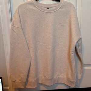 Women’s Beige Lazy Pants Sweater